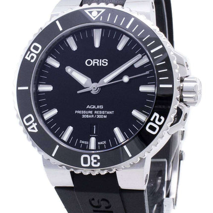 Oris Aquis Date 01 733 7730 4134-07 4 24 64EB 01-733-7730-4134-07-4-24-64EB Reloj automático para hombre de 300 m.