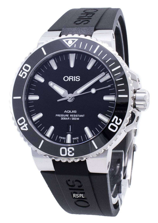 Oris Aquis Date 01 733 7730 4134-07 4 24 64EB 01-733-7730-4134-07-4-24-64EB Reloj automático para hombre de 300 m.