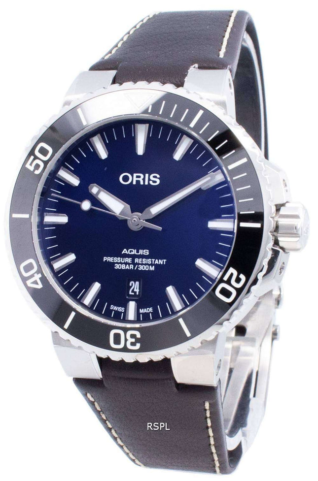 Oris Aquis Fecha 01733 7730 4135-07 5 24 10EB 01-733-7730-4135-07-5-24-10EB Reloj automático para hombres 300M