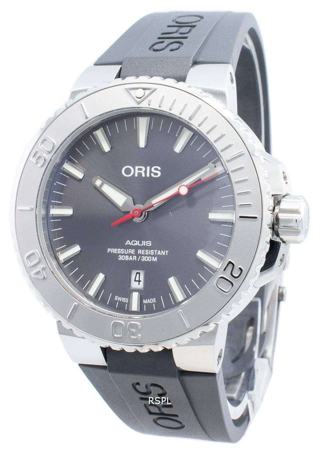 Oris Aquis Fecha 01733 7730 4153-07 4 24 63EB 01-733-7730-4153-07-4-24-63EB Reloj automático para hombres 300M