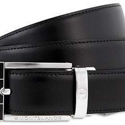 Montblanc Contemporary 101899 CinturÃ³n de cuero reversible para hombre negro-marrÃ³n