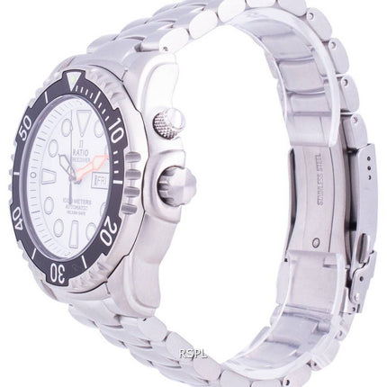 Ratio Free Diver Helium-Safe 1000M Sapphire Automatic 1068HA96-34VA-WHT Reloj para hombre