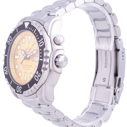 Ratio Free Diver Helium-Safe 1000M Sapphire Automatic 1068HA96-34VA-YLW Reloj para hombre