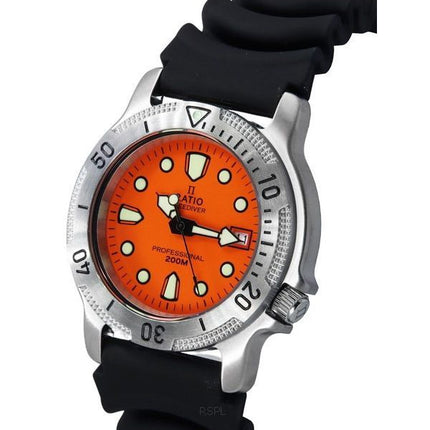 Reloj para hombre Ratio FreeDiver Professional con esfera naranja y zafiro 22AD202-ORG 200M