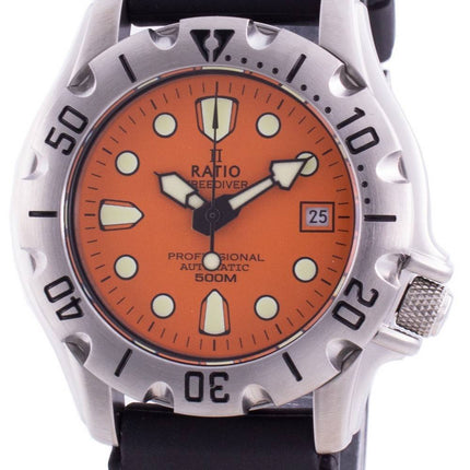 Ratio Free Diver Professional 500M Sapphire Automatic 32BJ202A-ORG Reloj para hombre