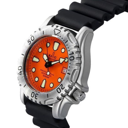 Reloj Ratio FreeDiver Professional 500M zafiro naranja esfera automí¡tica 32GS202A-ORG para hombre