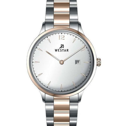 Reloj Westar Profile de acero inoxidable con esfera plateada y cuarzo 40218SPN607 para mujer