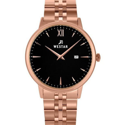 Reloj Westar Profile de acero inoxidable con esfera negra y cuarzo 50215PPN603 para hombre