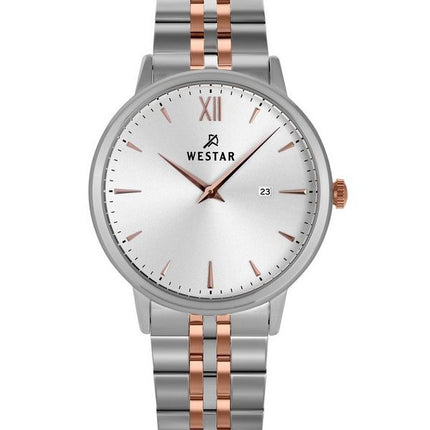 Reloj Westar Profile de acero inoxidable con esfera plateada y cuarzo 50215SPN607 para hombre