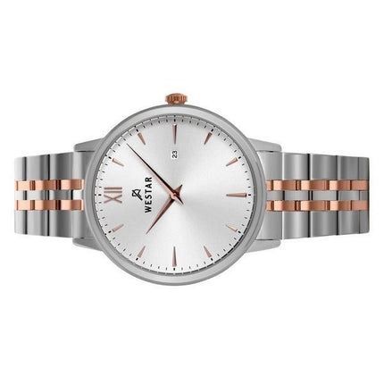 Reloj Westar Profile de acero inoxidable con esfera plateada y cuarzo 50215SPN607 para hombre