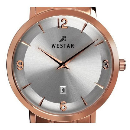 Reloj Westar Profile de acero inoxidable con esfera plateada y cuarzo 50220PPN607 para hombre