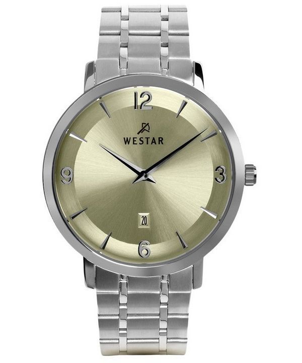 Reloj Westar Profile de acero inoxidable con esfera color champán y cuarzo 50220STN102 para hombre