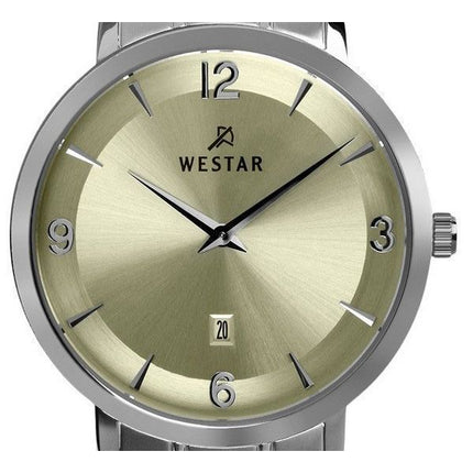 Reloj Westar Profile de acero inoxidable con esfera color champán y cuarzo 50220STN102 para hombre