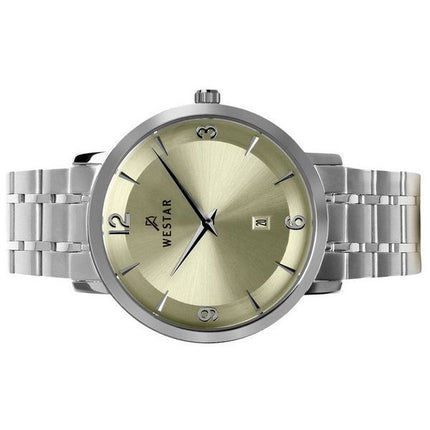 Reloj Westar Profile de acero inoxidable con esfera color champán y cuarzo 50220STN102 para hombre