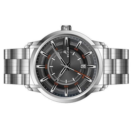 Reloj Westar Profile de acero inoxidable con esfera negra y cuarzo 50229STN803 para hombre