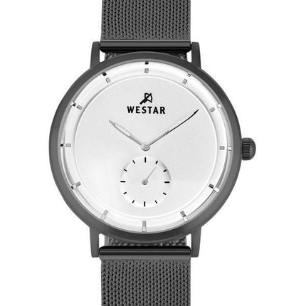 Reloj Westar Profile de acero inoxidable con esfera blanca y cuarzo 50247GGN107 para hombre