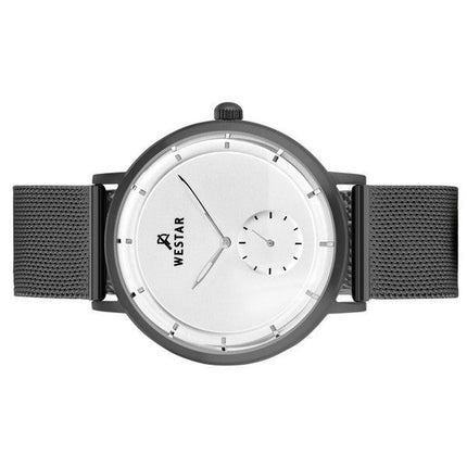 Reloj Westar Profile de acero inoxidable con esfera blanca y cuarzo 50247GGN107 para hombre