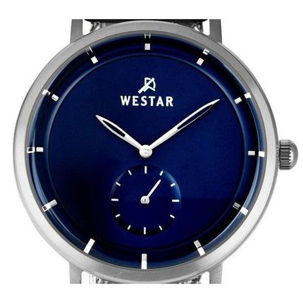 Reloj Westar Profile de acero inoxidable con esfera azul y cuarzo 50247STN104 para hombre