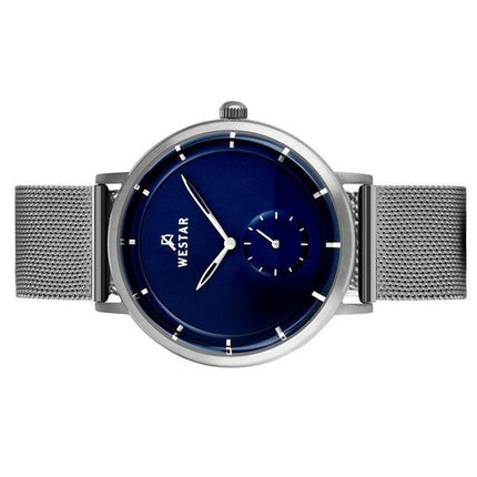 Reloj Westar Profile de acero inoxidable con esfera azul y cuarzo 50247STN104 para hombre