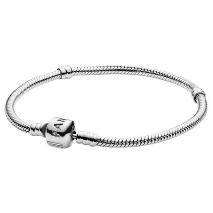 Pulsera con dijes icónicos de plata esterlina Pandora Moment 590702HV-16 para mujer