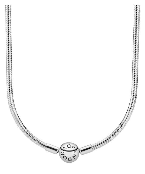 Collar de plata de ley con cadena de serpiente Pandora 590742HV-42 para mujer