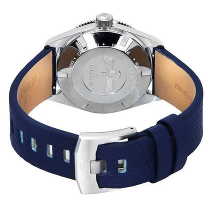 Reloj de buceo automático Edox Skydiver Limited Special Blue Dial 80131 3BUC BUICO 300M para hombre con correa adicional