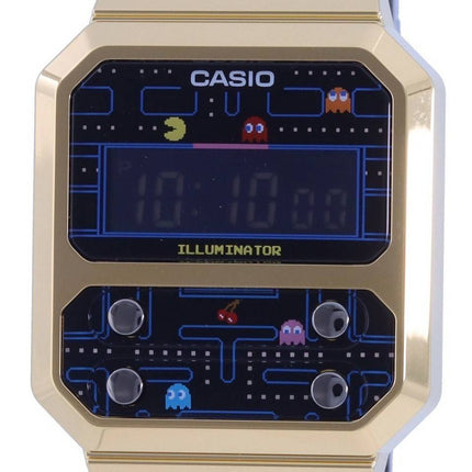 Reloj unisex Casio Youth Vintage X Pac-Man edición limitada digital A100WEPC-1B A100WEPC-1