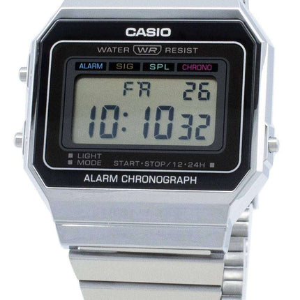 Reloj de cuarzo para hombre Casio Youth Digital A700W-1A A700W-1 Alarm