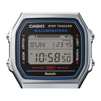 Reloj unisex Casio Vintage Digital Smartphone Link de acero inoxidable de cuarzo ABL-100WE-1A