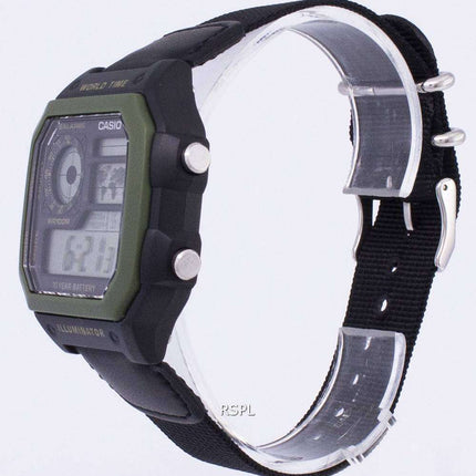 Casio Youth series digital World Time AE-1200WHB-1BVDF AE-1200WHB-1BV reloj de caballero