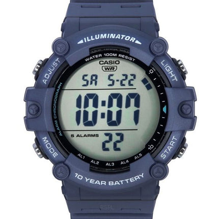 Casio Standard Digital Blue Resin Strap Cuarzo AE-1500WH-2A 100M Reloj para hombre