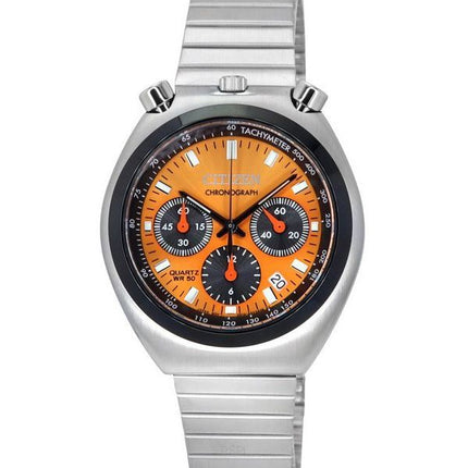 Reloj para hombre Citizen Bullhead Tsnuo cronógrafo edición limitada de acero inoxidable con esfera naranja y cuarzo AN3660-81X