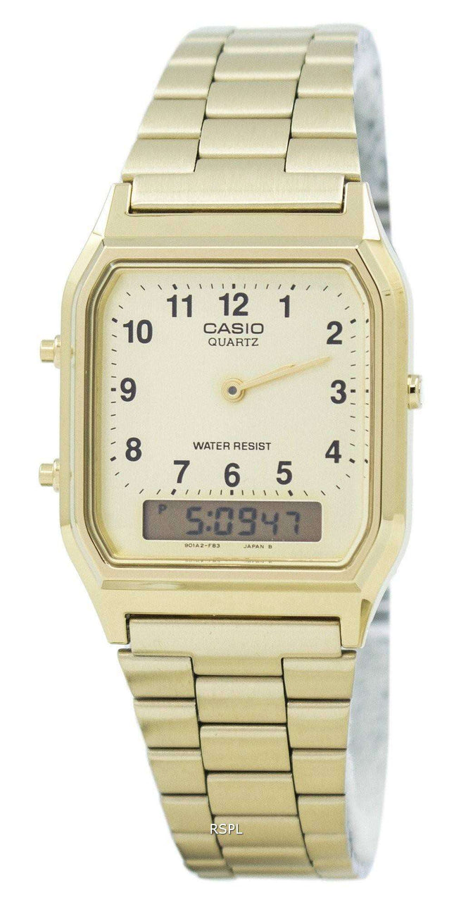 Reloj Casio cuarzo analógico-digital AQ-230GA 9B varonil