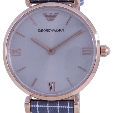 Emporio Armani Gianni T-Bar Grey Dial Quartz AR11386 Reloj para mujer