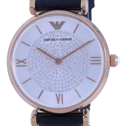 Emporio Armani Gianni T-Bar Crystal Accents Quartz AR11387 Reloj para mujer