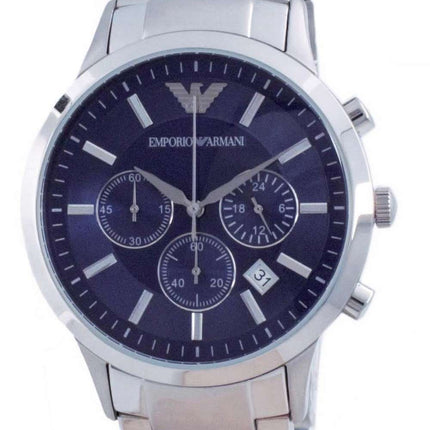 Emporio Armani Renato Classic Chronograph Blue Dial Quartz AR2448 Reloj para hombre