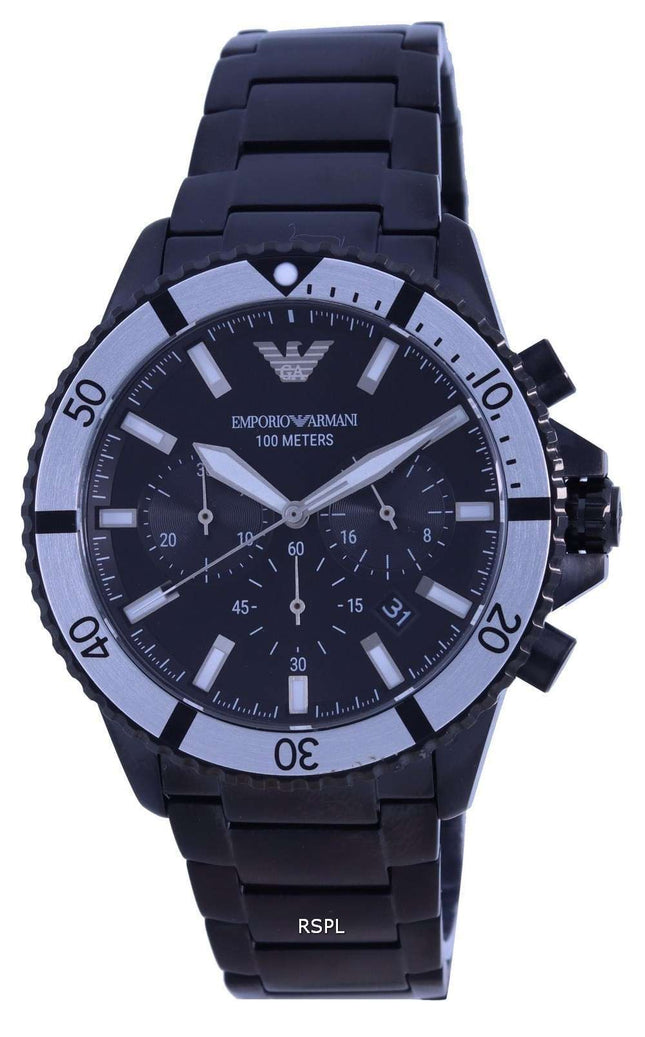 Reloj Emporio Armani Diver Chronograph Quartz AR80050 100M para hombre