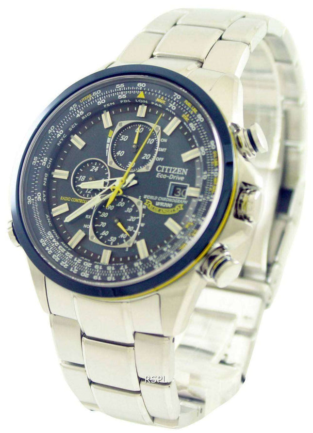 Citizen Eco-Drive Blue Angels Radiostyret World Chronograph AT8020-54L herreur