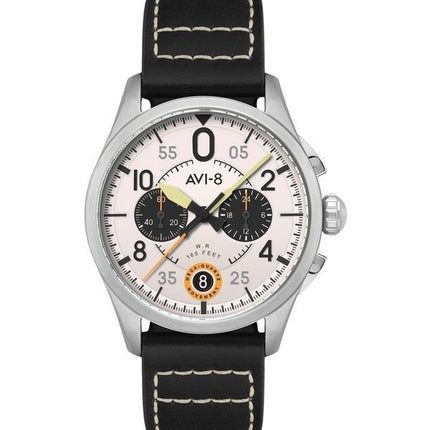 Reloj de cuarzo para hombre AVI-8 Spitfire Lock Chronograph Imperial War Museums Edition Bethlem con esfera blanca AV-4089-0B