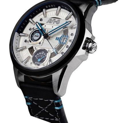 AVI-8 Hawker Harrier Farley Reloj multifunción Stratosphere con esfera blanca y cuarzo AV-4098-01 para hombre