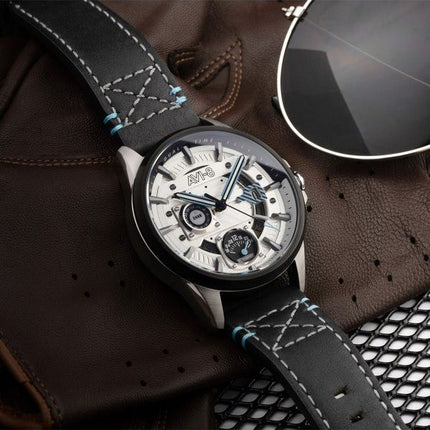 AVI-8 Hawker Harrier Farley Reloj multifunción Stratosphere con esfera blanca y cuarzo AV-4098-01 para hombre