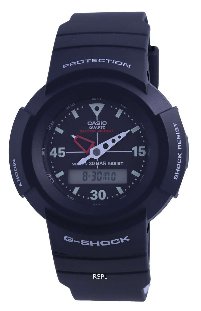 Reloj Casio G-Shock analógico digital de cuarzo AW-500E-1E AW500E-1 200M para hombre