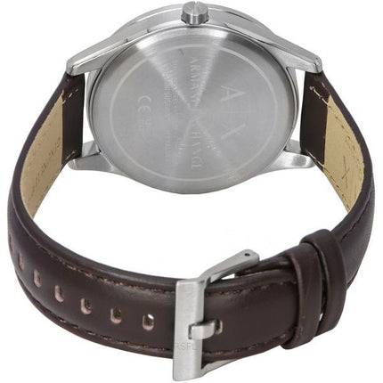 Armani Exchange correa de cuero multifunción esfera negra cuarzo AX1868 Watch de Men es