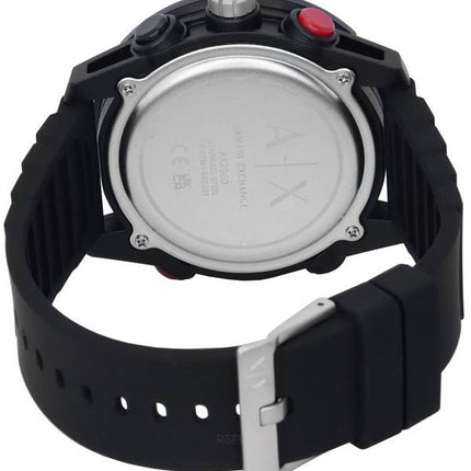 Armani Exchange D-Bolt Analógico Digital Plata Dial Cuarzo AX2960 100M Reloj para hombre