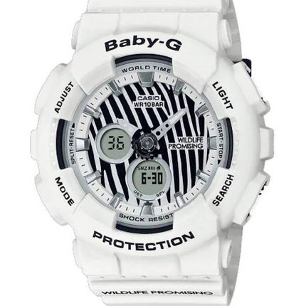 Casio Baby-G Wildlife Edición limitada Analógico Digital Cuarzo BA-120WLP-7A BA120WLP-7 100M Reloj para mujer