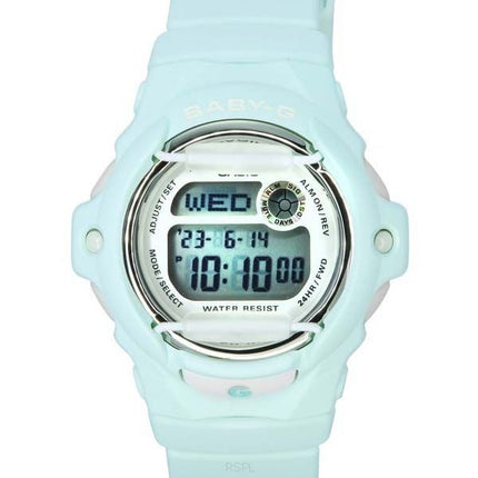 Casio Baby-G Digital Pastel Correa de resina verde Cuarzo BG-169U-3 200M Reloj para mujer