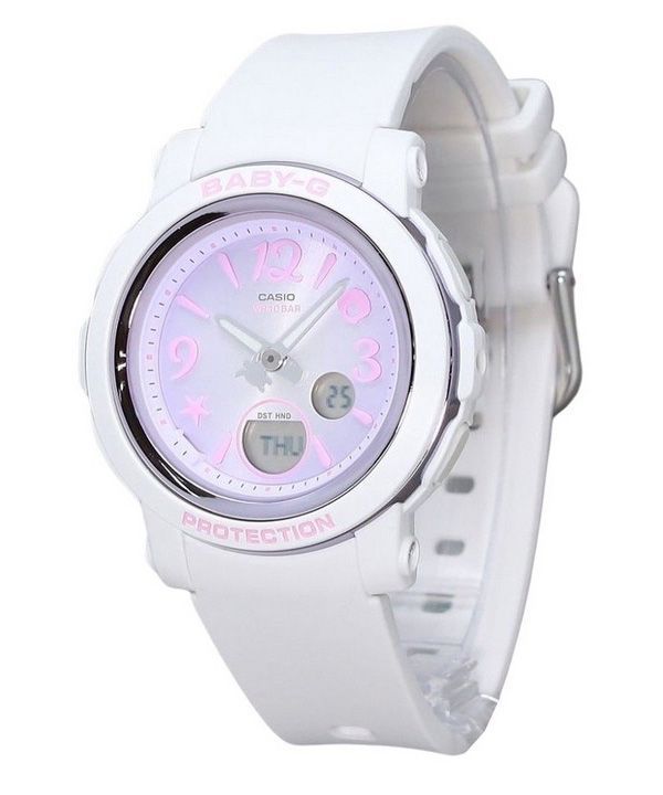 Reloj Casio Baby-G analógico digital submarino mundo correa de resina esfera púrpura cuarzo BGA-290US-6A 100M para mujer