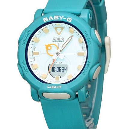 Reloj Casio Baby-G analógico digital con base biológica, correa de resina, esfera verde claro, cuarzo BGA-310RP-3A 100M para muj