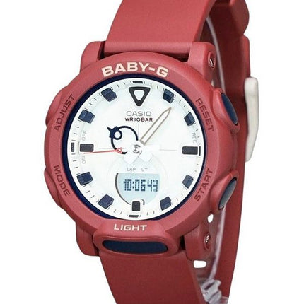 Reloj Casio Baby-G analógico digital con base biológica, correa de resina, esfera blanca, cuarzo BGA-310RP-4A 100M para mujer