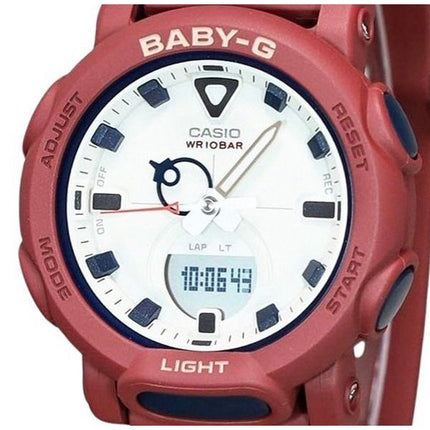 Reloj Casio Baby-G analógico digital con base biológica, correa de resina, esfera blanca, cuarzo BGA-310RP-4A 100M para mujer